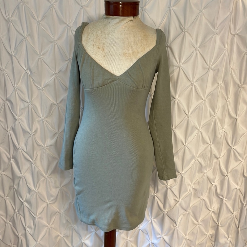 Princess Polly RENEE MINI DRESS GREEN - Picture 4 of 7